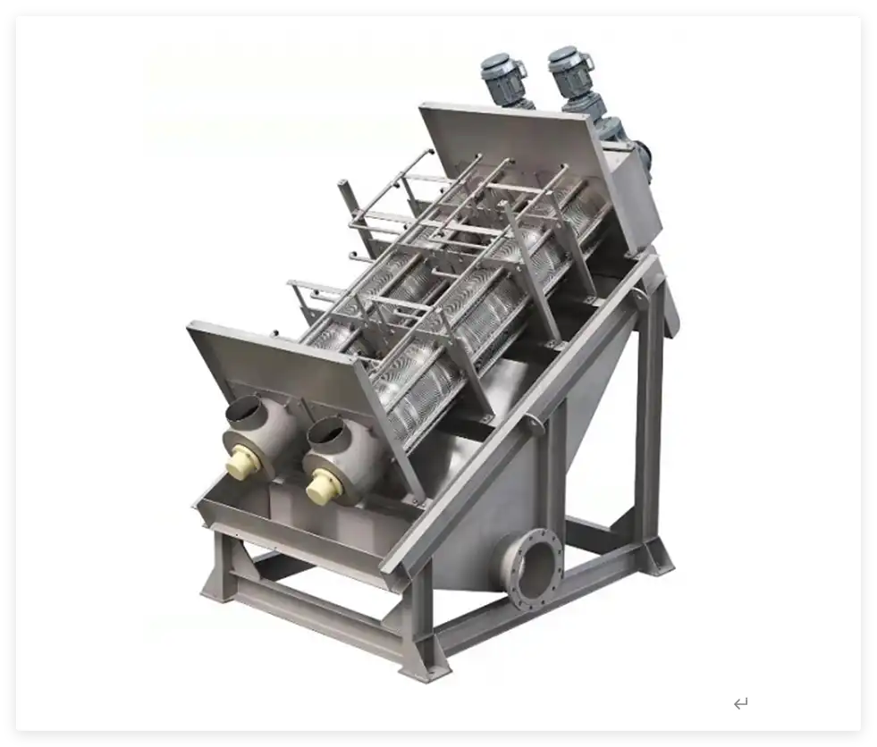 Screw-Squeezing-Type Sludge