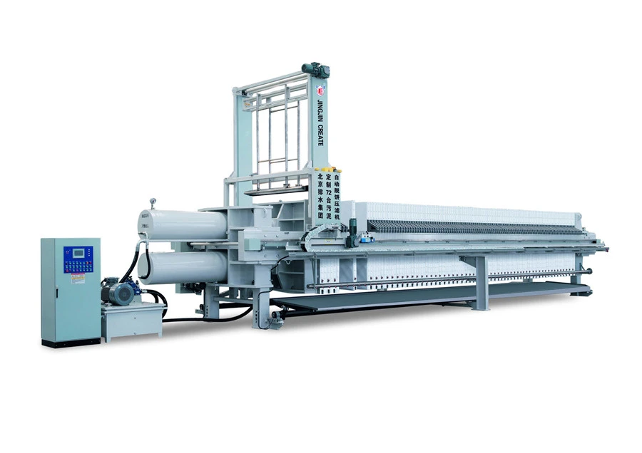 Energy saving and efficient water washing vibrating filter press