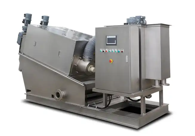 Multi disk screw press