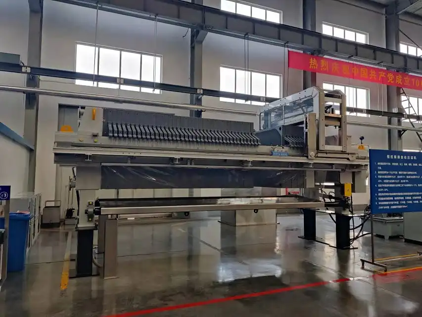 filter press in wastewater treatment